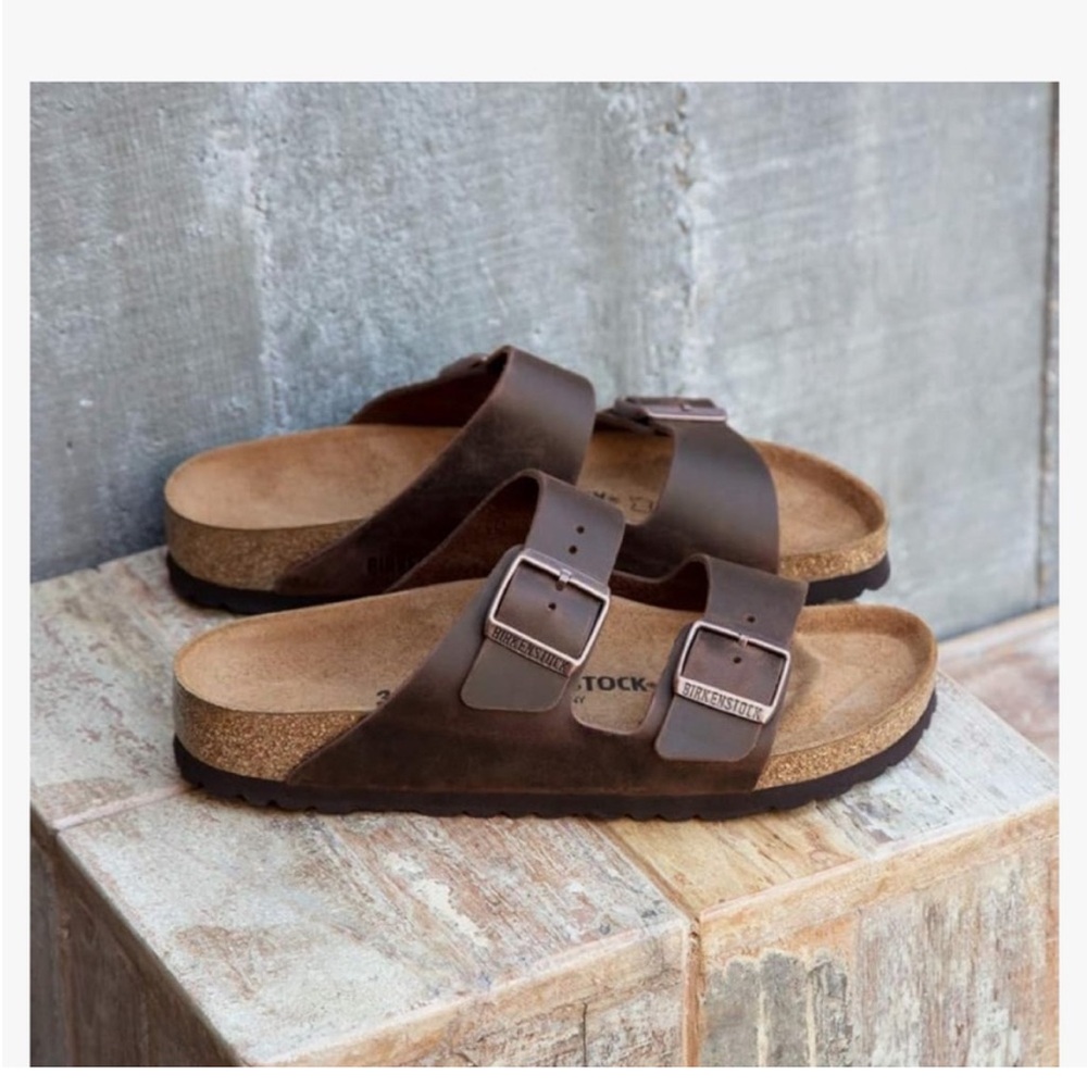 Birkenstock Arizona Sandals Size 10-10.5 W Brown